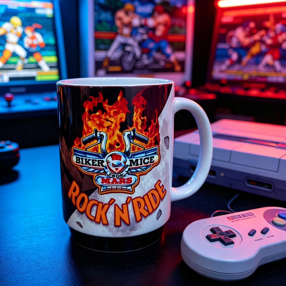 Biker Mice from Mars Mug - Retro Cartoon Coffee Cup